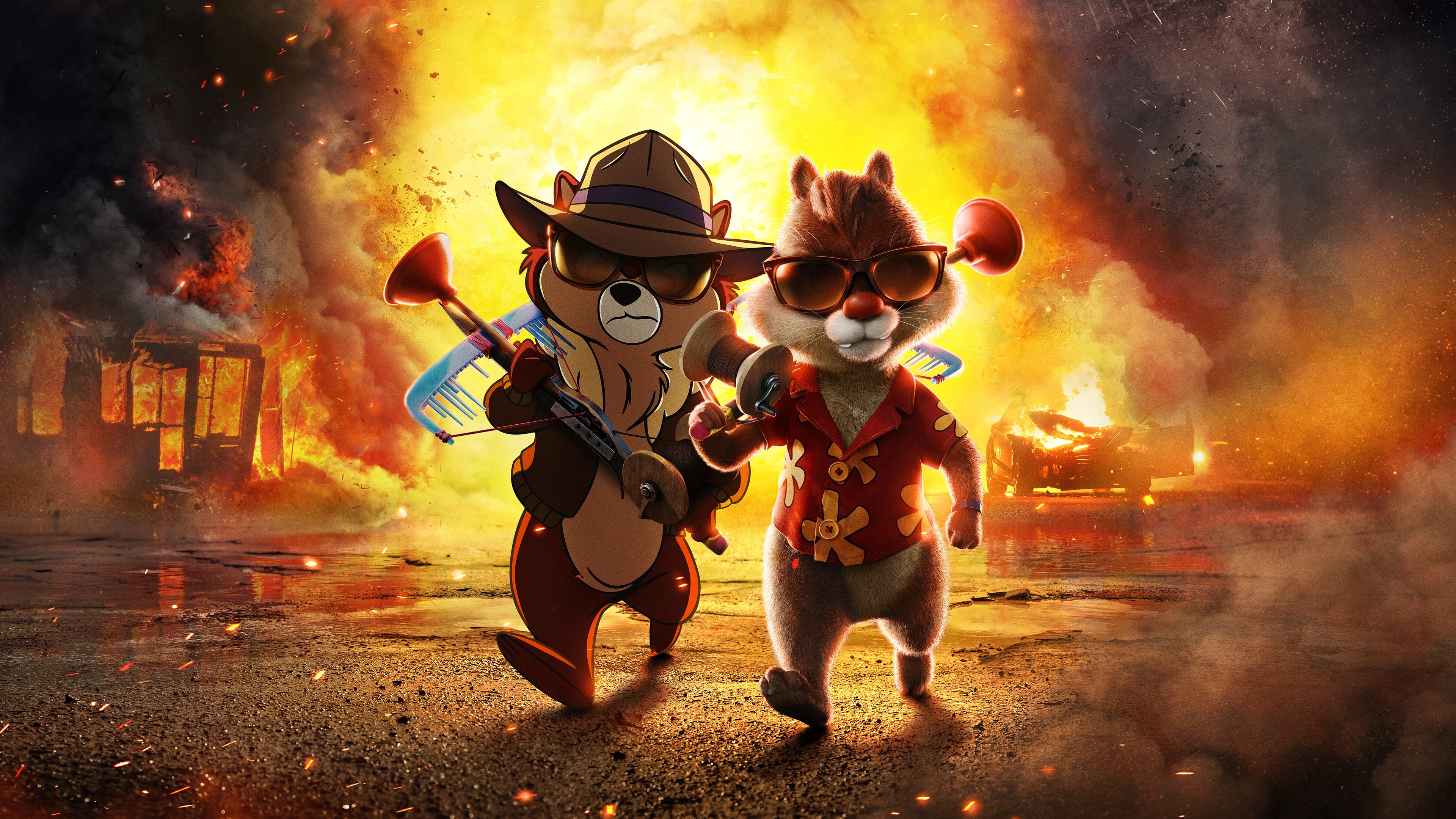 دانلود فیلم چیپ و دیل: تکاوران نجات Chip 'n Dale: Rescue Rangers 2022