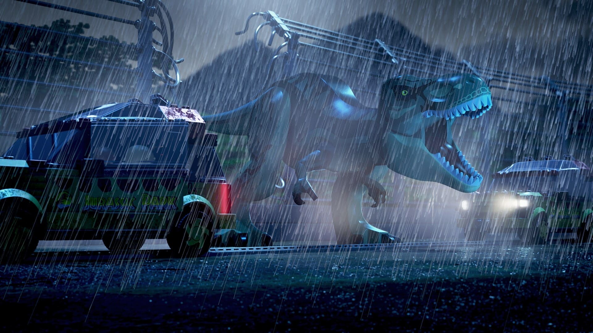 دانلود فیلم پارک ژوراسیک: ماجراجویی در جزیره دایناسورها LEGO Jurassic Park: The Unofficial Retelling 2023